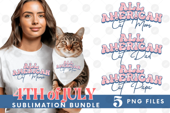 All American 4th of July USA Cat Bundle