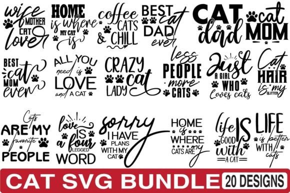 Cat SVG Design Bundle Vol.11
