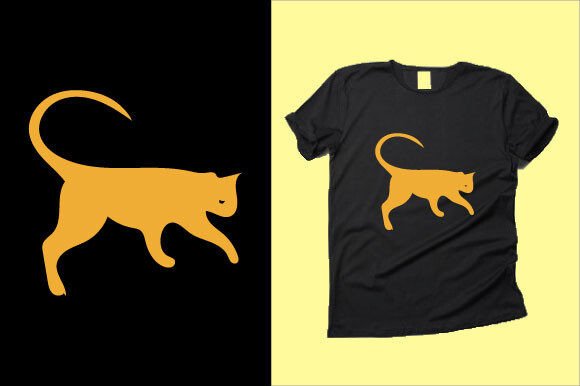 Cat T-shirt Design 66