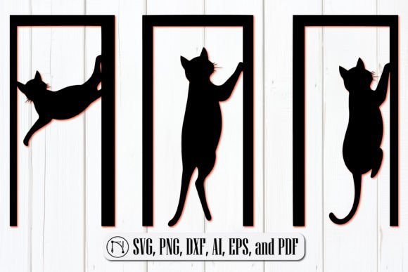 Cricut Door Frames with Cat SVG