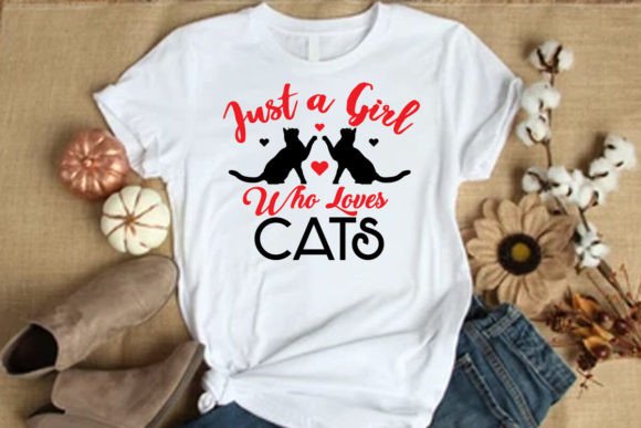 Just a Girl Who Loves Cat T-Shirt