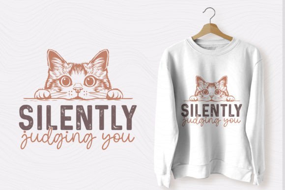 Vintage Funny Cat, Silently Judging You